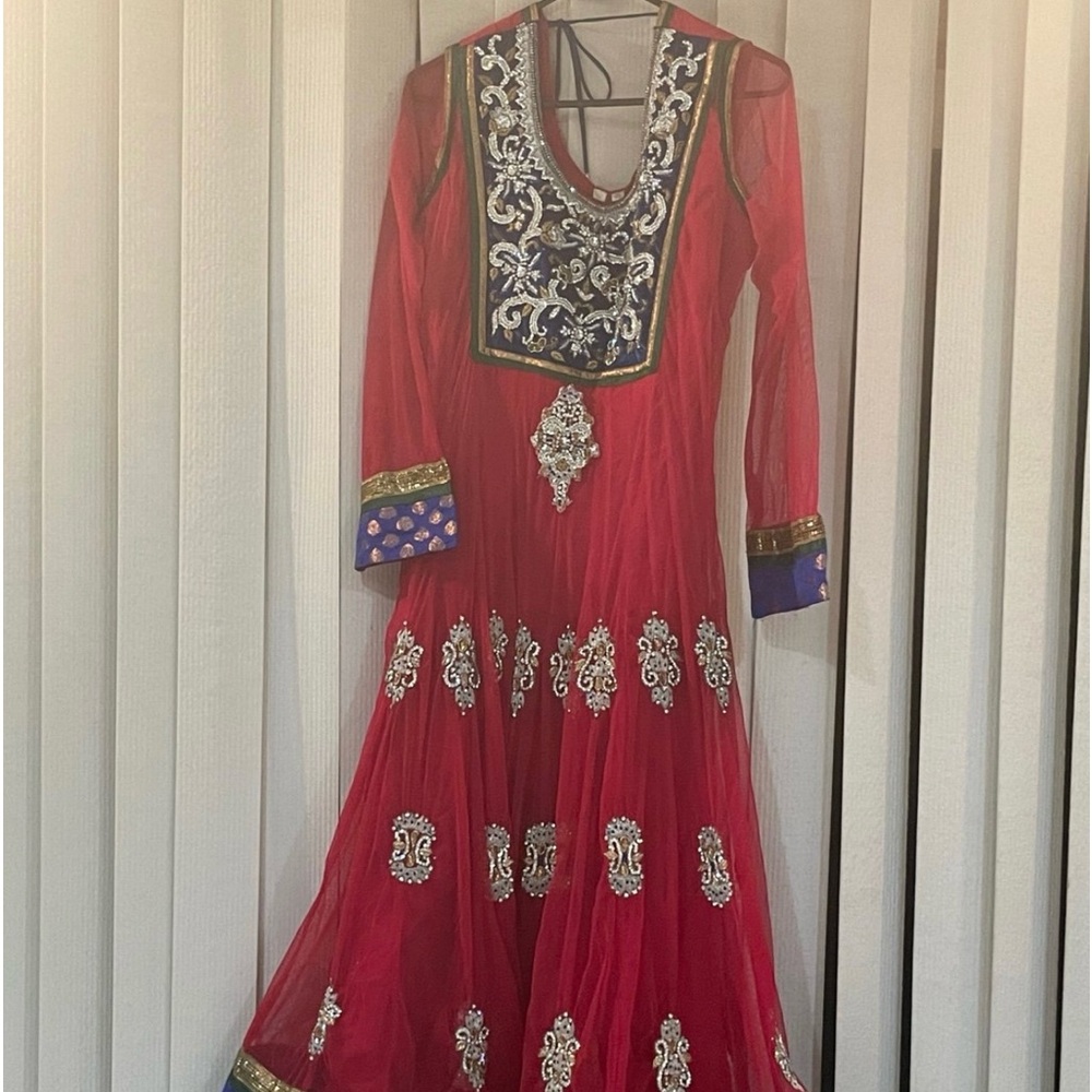 Selling red anarkhali $85 or best offer